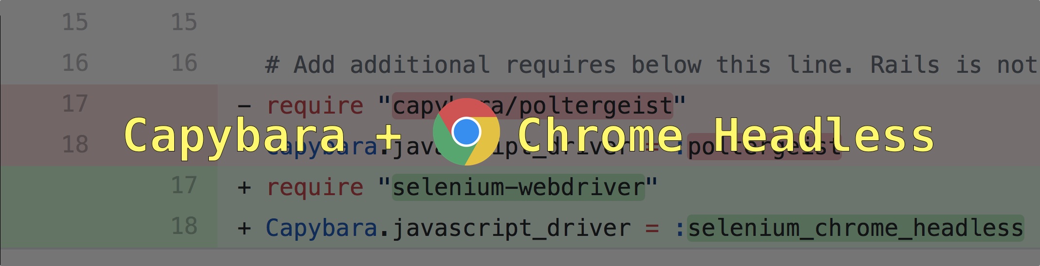 (image)Rails E2Eテストで poltergeist から Headless Chrome へと乗り換える