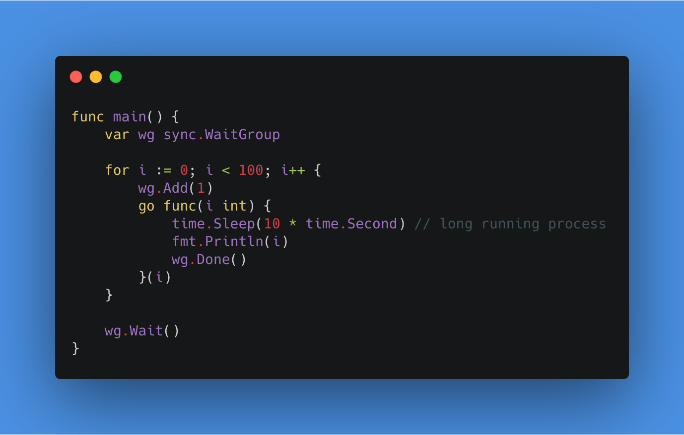 複数のGoroutineをWaitGroup(ErrGroup)で制御する (image)複数のGoroutineをWaitGroup(ErrGroup)で制御する